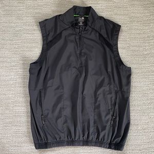 Adidas Golf CLIMAPROOF Wind Black Vest - Men’s Size Large